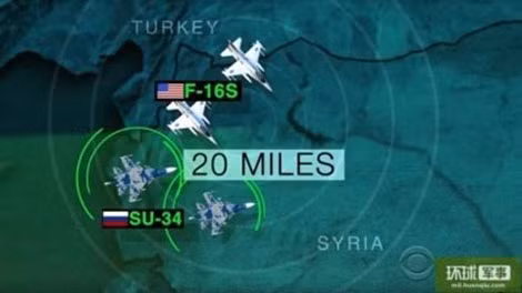 Chiến đấu cơ Nga và Mỹ nhiều lần tiếp xúc cự ly gần trên bầu trời Syria