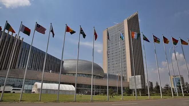 Trụ sở AU tại thủ đô Addis Ababa của Ethiopia. Ảnh: DW.