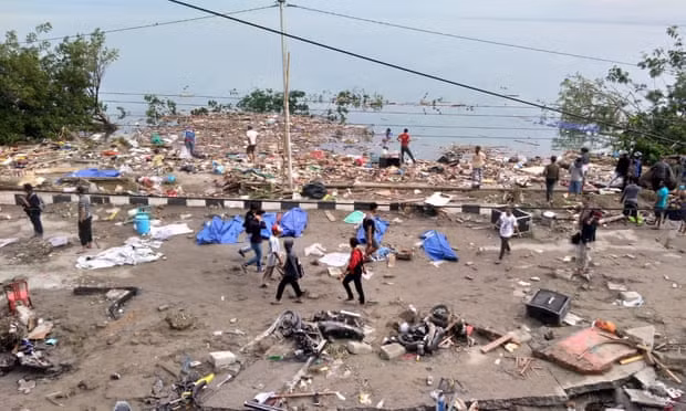 Động đất mạnh kèm theo sóng thần ở Palu, đảo Sulawesi của Indonesia đã khiến ít nhất 30 người thiệt mạng và 20 người khác bị thương. Động đất mạnh kèm theo sóng thần ở Palu, đảo Sulawesi của Indonesia đã khiến ít nhất 30 người thiệt mạng và 20 người khác bị thương.
