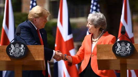 Washington và London nhất trí theo đuổi thỏa thuận tự do thương mại song phương đầy tham vọng. Ảnh: CNBC.