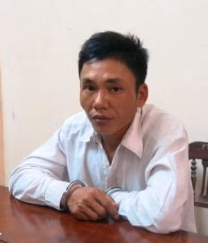 Đối tượng Trương Đinh Lai tại cơ quan điều tra.