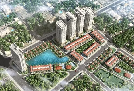 Khu đô thị FLC Garden City được bao quanh bởi hệ thực vật phong phú.