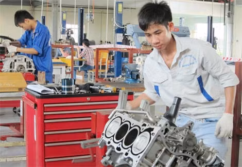 Cần sự hợp tác chặt chẽ giữa nhà trường và doanh nghiệp trong việc nâng cao kỹ năng cho nguồn lao động trẻ.
