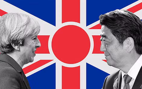 Thủ tướng Theresa May và Thủ tướng Shinzo Abe nhất trí thúc đẩy tăng cường kinh tế và hợp tác trong việc đối phó với những mối đe dọa an ninh.