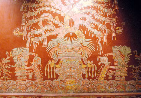 Một bức tranh tường.