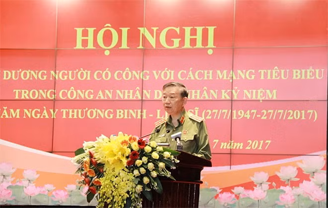 Bộ trưởng Tô Lâm phát biểu khai mạc.