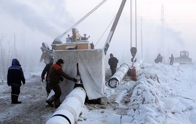 EU sẽ bị thiệt hại lớn nếu dự án "Dòng chảy phương Bắc (Nord Stream) 2" bị đưa vào danh sách trừng phạt bởi EU. Ảnh: Reuters.