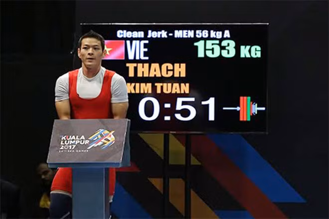 Thạch Kim Tuấn giành HCV hạng cân 56kg.