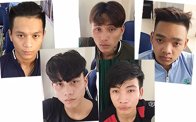 Các đối tượng trong vụ "truy sát nạn nhân trong bệnh viện".