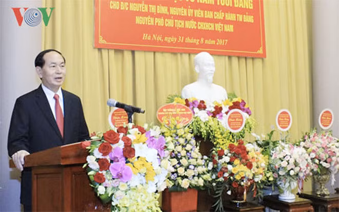 Chủ tịch nước Trần Đại Quang phát biểu. Chủ tịch nước Trần Đại Quang phát biểu.
