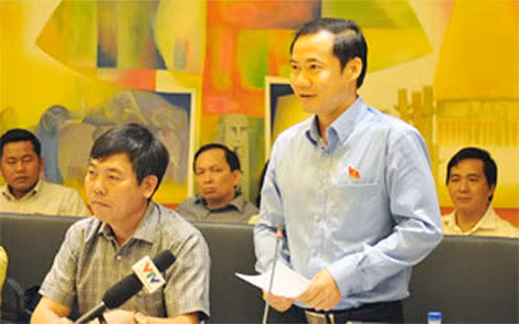 Đại biểu Nguyễn Thái Học bày tỏ quan điểm không đồng tình với ý kiến của nhiều luật sư.