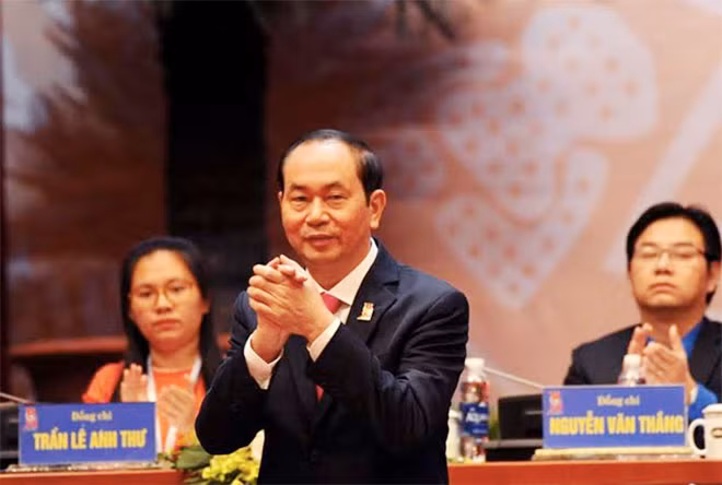 Đại hội Đoàn toàn quốc lần thứ XI vinh dự được đón Chủ tịch nước Trần Đại Quang.