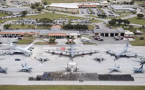 Căn cứ không quân Andersen trên đảo Guam là một trong những căn cứ then chốt, có vai trò hết sức quan trọng trong chiến lược quân sự của Mỹ ở khu vực châu Á - Thái Bình Dương.