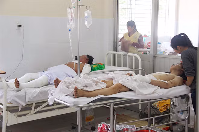 Nạn nhân vụ bỏng ngày 5-3 đang được điều trị. Nạn nhân vụ bỏng ngày 5-3 đang được điều trị.