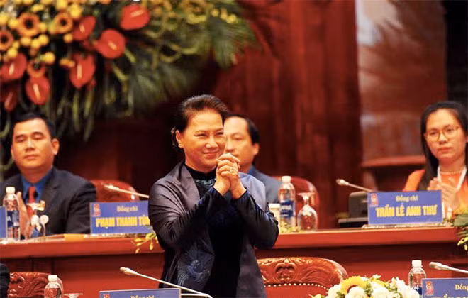Đại hội Đoàn toàn quốc lần thứ XI vinh dự được đón Chủ tịch Quốc hội Nguyễn Thị Kim Ngân.