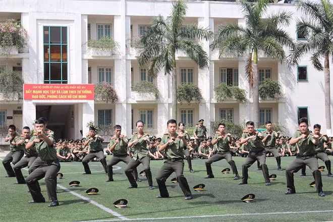 Trình diễn võ thuật.