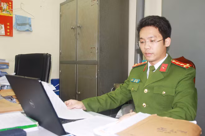 Một ngày làm việc của Đại úy Lê Duy Anh.