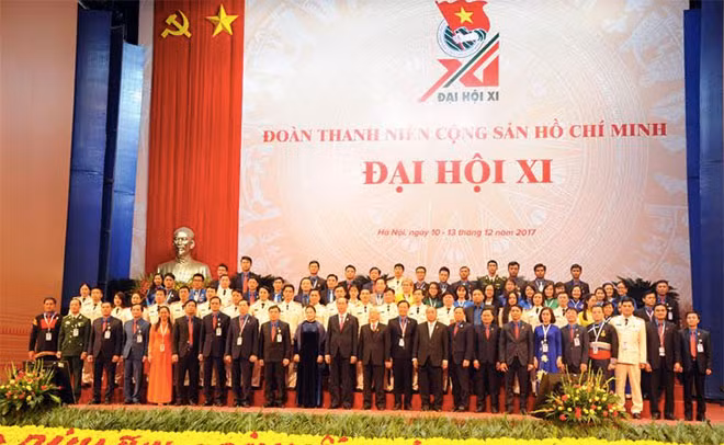 Lãnh đạo Đảng, Nhà nước, Quốc hội và các đại biểu dự Đại hội Đoàn toàn quốc lần thứ XI.