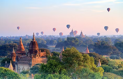 Vẻ đẹp của thành phố di sản Bagan.