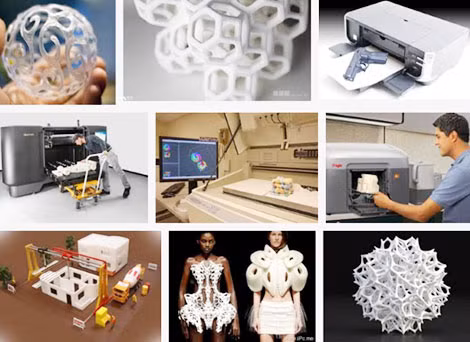 Công nghệ in 3D đang phục vụ trong hầu hết các lĩnh vực, đặc biệt là y học, xây dựng và ngành công nghiệp vũ trụ.