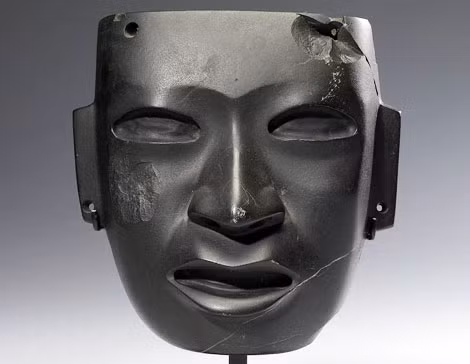 Mặt nạ đá tìm thấy ở Teotihuacan.