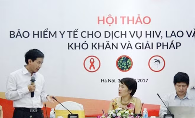 Một buổi hội thảo nhằm tháo gỡ khó khăn khi chuyển đổi nguồn lực điều trị HIV/AIDS sang quỹ Bảo hiểm y tế. Một buổi hội thảo nhằm tháo gỡ khó khăn khi chuyển đổi nguồn lực điều trị HIV/AIDS sang quỹ Bảo hiểm y tế.