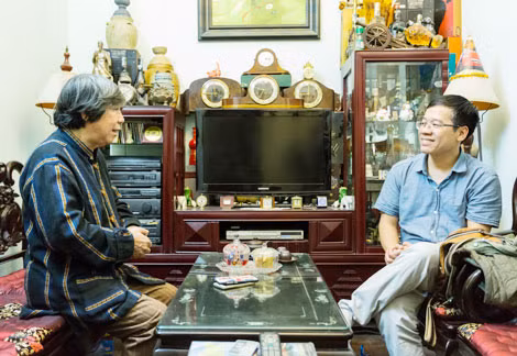 Nhà sử học Lê Văn Lan trò chuyện cùng phóng viên Chuyên đề ANTG Giữa tháng - Cuối tháng. Nhà sử học Lê Văn Lan trò chuyện cùng phóng viên Chuyên đề ANTG Giữa tháng - Cuối tháng.