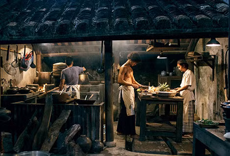 Cảnh trong phim "Đảo của dân ngụ cư".