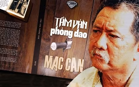 Mạc Can và tập truyện “Tấm ván phóng dao”.