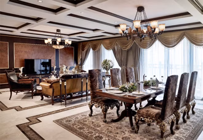 Mỗi căn hộ tại D’. Palais Louis là một thế giới xa hoa của những thương hiệu nội thất hàng đầu thế giới.