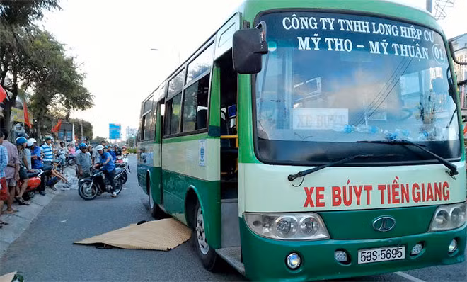Hiện trường vụ tai nạn.