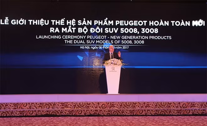 Công ty CP Ô tô Trường Hải (THACO) chính thức giới thiệu ‘Thế hệ sản phẩm SUV hoàn toàn mới Peugeot 5008 & 3008’ tại Hà Nội
