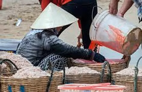 Có không ít tiểu thương vẫn dùng phẩm màu độc hại ướp thực phẩm bán cho người tiêu dùng.