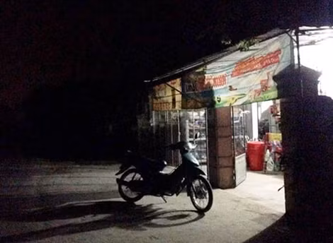 Quán nhậu, nơi xảy ra vụ án khiến một người bị đâm tử vong.Ảnh: V.B
