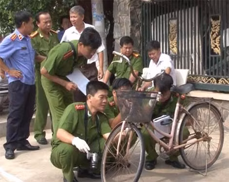 Hiện trường vụ việc.