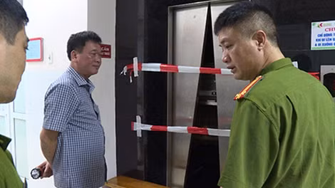 Hiện trường vụ mắc kẹt.