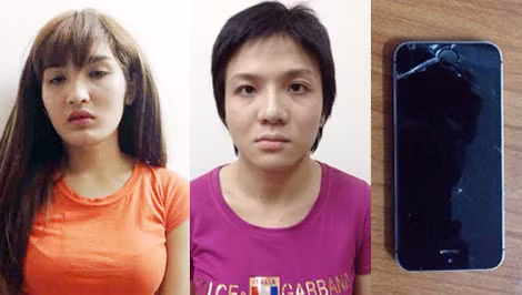 Hai đối tượng và tang vật tại CQĐT
