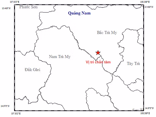 Bản đồ tâm chấn động đất