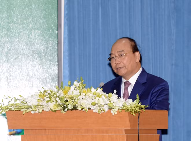 Thủ tướng phát biểu tại buổi lễ.