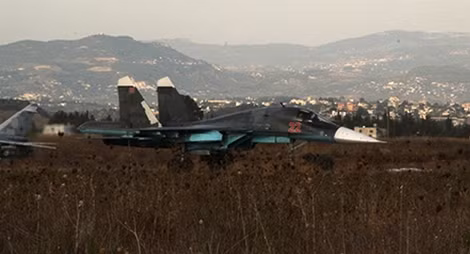 Chiến đấu cơ của Nga tham chiến tại Syria.