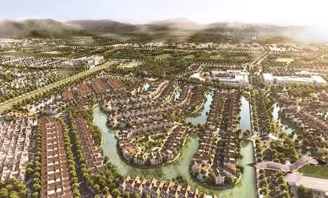 Phối cảnh khu đô thị Vinhomes Riverside.