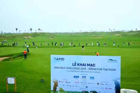 FLC Sầm Sơn Golf Links nơi diễn ra giải đấu AMD Golf Challenge 2015 – Swing for the Poor.