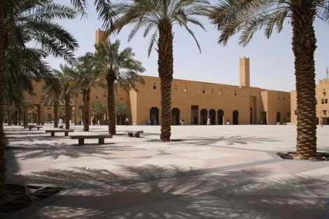Quảng trường Deera ở trung tâm thủ đô Riyadh (Arập Xêút) khi không có hành quyết. Ảnh: Ibtimes.