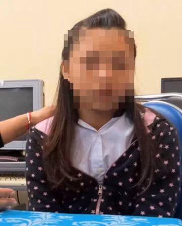 Em Nguyễn T.H.H., một nạn nhân của nạn bạo lực học đường.