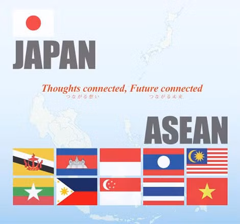 Nhật Bản hiện là đối tác thương mại lớn thứ ba của ASEAN và là nhà đầu tư trực tiếp nước ngoài lớn thứ 2 tại ASEAN. (Ảnh: mod.gov.jp)