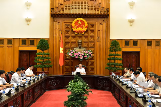 Chưa có dấu hiệu gì lớn làm đảo lộn kinh tế vĩ mô, hay buộc chúng ta phải điều chỉnh mục tiêu, Thủ tướng Nguyễn Tấn Dũng khẳng định. Ảnh:baochinhphu.vn