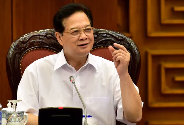 Chưa có dấu hiệu gì lớn làm đảo lộn kinh tế vĩ mô, hay buộc chúng ta phải điều chỉnh mục tiêu, Thủ tướng Nguyễn Tấn Dũng khẳng định. Ảnh: baochinhphu.vn