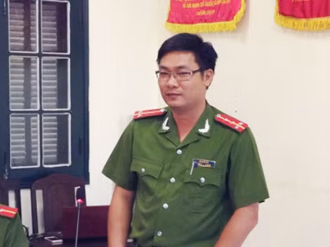 Đại úy Lê Minh Hải (Phòng CSHS - Công an TP Hà Nội).