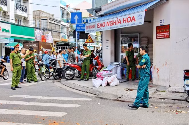Cơ sở kinh doanh gạo Nghĩa Hòa - nơi xảy ra vụ việc