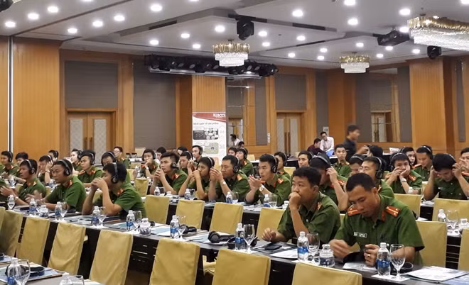 Toàn cảnh lớp tập huấn.